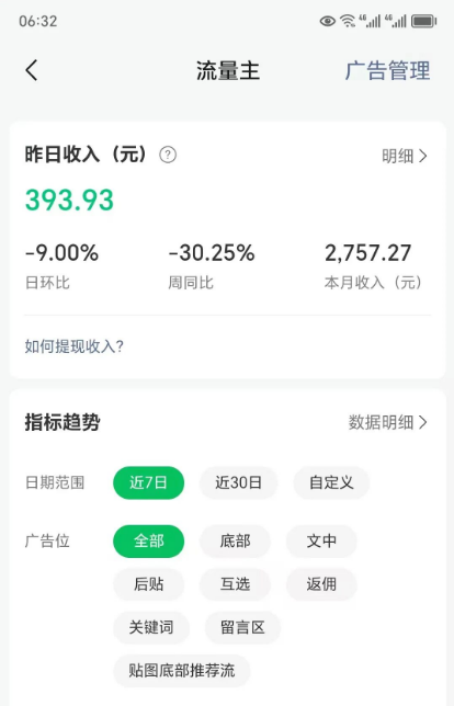 新手做公众号流量主，别再“一顿乱发”了！有人已经日入近400了